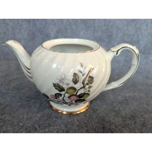 Vintage Ellgreave Genuine Heatmaster Staffordshire Teapot Floral